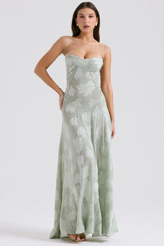 Henrietta - Lace Maxi Dress with Straps