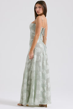Henrietta - Lace Maxi Dress with Straps