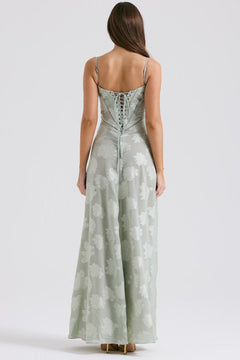 Henrietta - Lace Maxi Dress with Straps