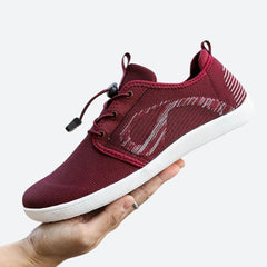 Mitchell - Knit Mesh Sport Trainers — Red
