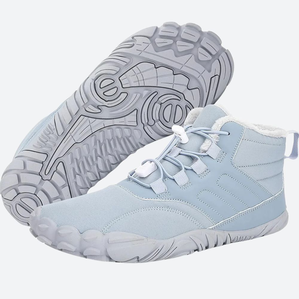 Raymond - Barefoot Winter Boots — Light blue