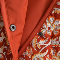Stephanie - Botanical Print Quilted Jacket