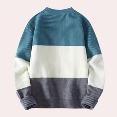 Preston - Colour Block Crew Jumper
