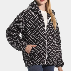 Cecilia - Patterned Fleece Jacket