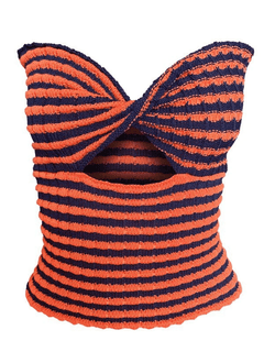 Clarissa - Striped Bandeau Top