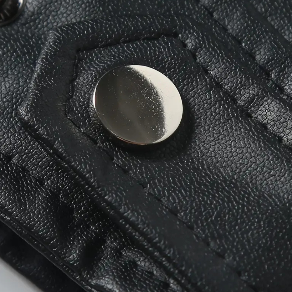 Theodore - Leather Jacket with Zip Pockets