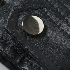 Theodore - Leather Jacket with Zip Pockets