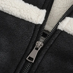 Phyllis - Sherpa Colour Block Jacket