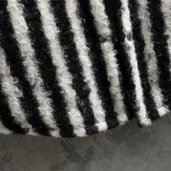 Dustin - Striped Fluffy Jacket