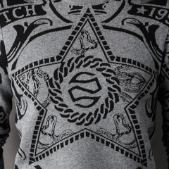 Wallace - Graphic Print Knit Jumper