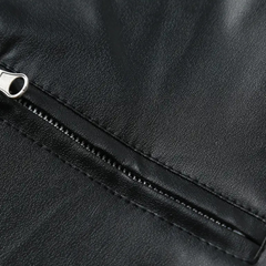 Theodore - Leather Jacket with Zip Pockets