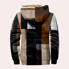 Frederick - Patchwork Sherpa Hooded Jacket